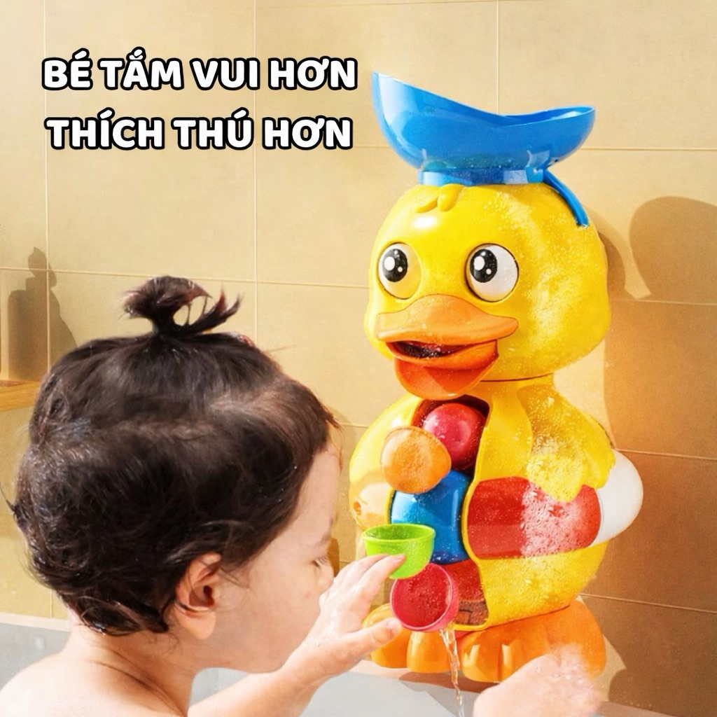 Đồ Chơi Nhà Tắm Đồ Chơi Thác Nước Vịt Con Vịt Chong Chóng Vịt Đồ Chơi Nước Vịt Funny   - PUPU HOUSE