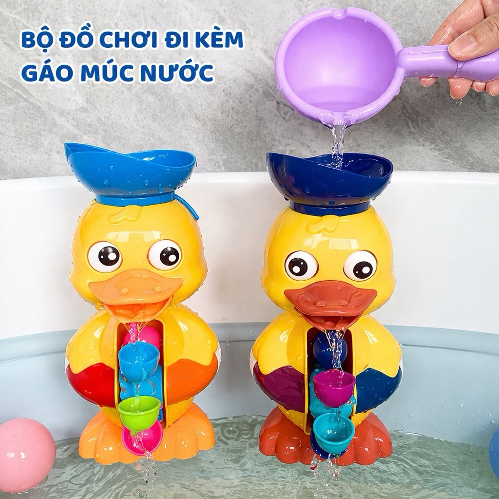 Đồ Chơi Nhà Tắm Đồ Chơi Thác Nước Vịt Con Vịt Chong Chóng Vịt Đồ Chơi Nước Vịt Funny   - PUPU HOUSE