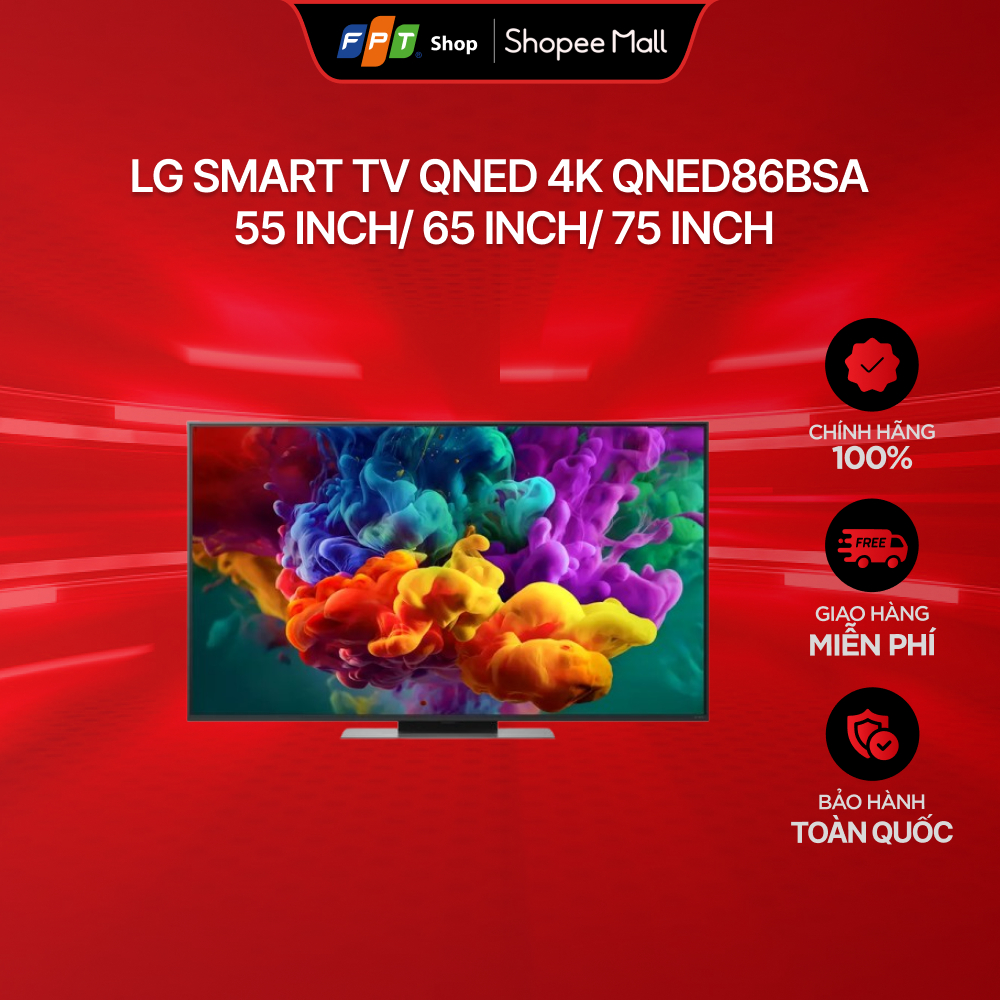 [MODEL 2026] LG Smart TV QNED 4K QNED86BSA 55 inch/ 65 inch/ 75 inch
