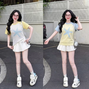 Áo Thun BabyTee SAO BIỂN Dễ Thương Đi Biển Mùa Hè Chất Cotton