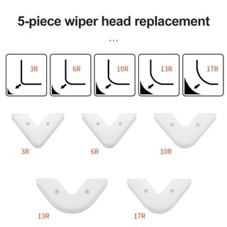 Bộ dụng cụ miết keo silicon 2 đầu 5 trong 1, Dao cạo cắt keo chà ron mạch gạch kính, đầu tuốt Inox siêu bền