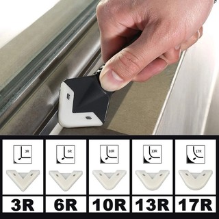 Bộ dụng cụ miết keo silicon 2 đầu 5 trong 1, Dao cạo cắt keo chà ron mạch gạch kính, đầu tuốt Inox siêu bền