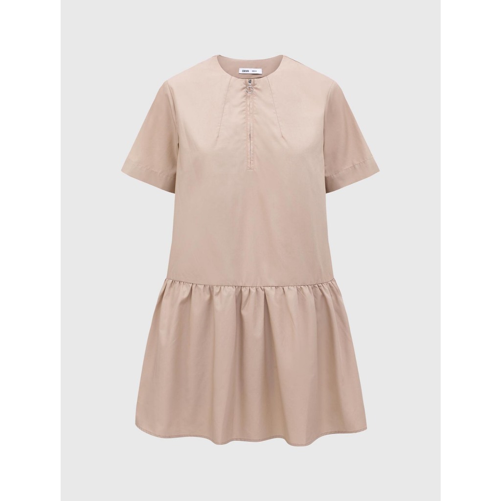 Váy liền nữ CANIFA đầm dáng rộng babydoll cộc tay cổ tròn 6DS26S006