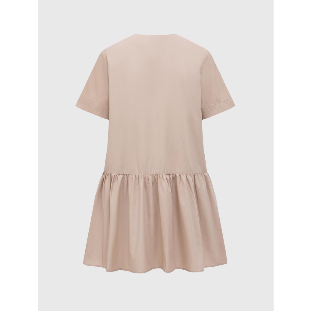 Váy liền nữ CANIFA đầm dáng rộng babydoll cộc tay cổ tròn 6DS26S006