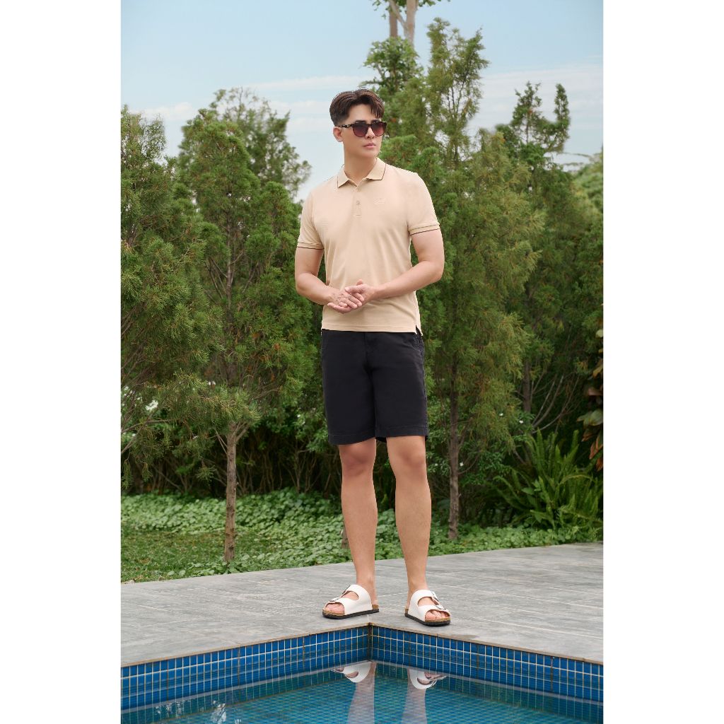 Áo Polo Nam Cao Cấp Ninomaxx Hoạ Tiết Thêu Form Travel Fit AEROSOFT Thoáng Mát Co Giãn Tốt 2510016
