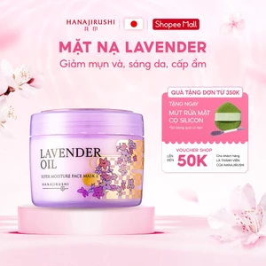 Mặt nạ dưỡng da căng bóng thảo dược và hoa oải hương HANAJIRUSHI SUPER MOISTURE FACE MASK L 220g