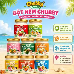 Bột nêm ăn dặm Chubby 50gr - Cho bé từ 6m+