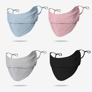 Khẩu trang chống tia UV>99% UPF 50+ cho nam nữ vải lanh thun mềm mát Chính Hãng  REDSTORE