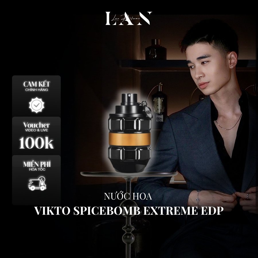 [LAN] Nước Hoa Nam Vikto Spicebomb Extreme Pour Homme EDP 90ml Fullbox
