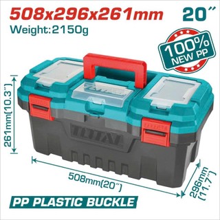 Hộp Nhựa Đựng Dụng Cụ Total Chính Hãng – Hộp Đồ Nghề Cứng, Khóa Chắc DNTT