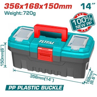 Hộp Nhựa Đựng Dụng Cụ Total Chính Hãng – Hộp Đồ Nghề Cứng, Khóa Chắc DNTT