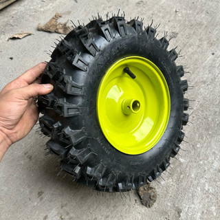 Bánh Máy Cày vỏ dày không ruột tải trọng cao - bánh hơi mới chưa dùng có trầy sơn ít