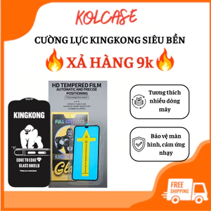 Đồng giá 9k Kính cường lực KINGKONG KTC bảo vệ màn hình, tự dán tại nhà.