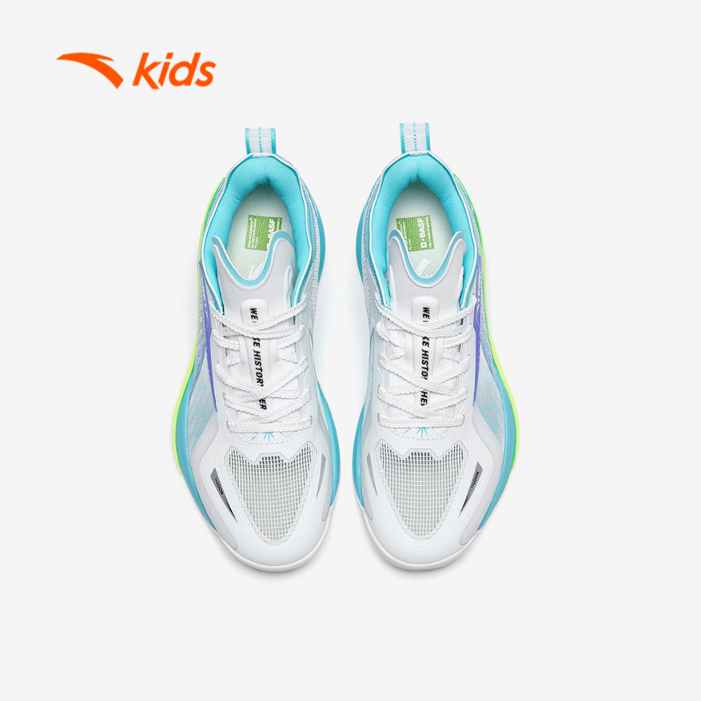 Anta Kids Giày Bóng Rổ Bé Trai Size 34-39 Wind Tunnel 3126B1111
