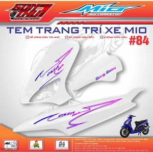 TEM XE MIO SPORT #84 (TEM 3 LỚP CAO CẤP - CỰC NÉT - KHÔNG PHAI MÀU)