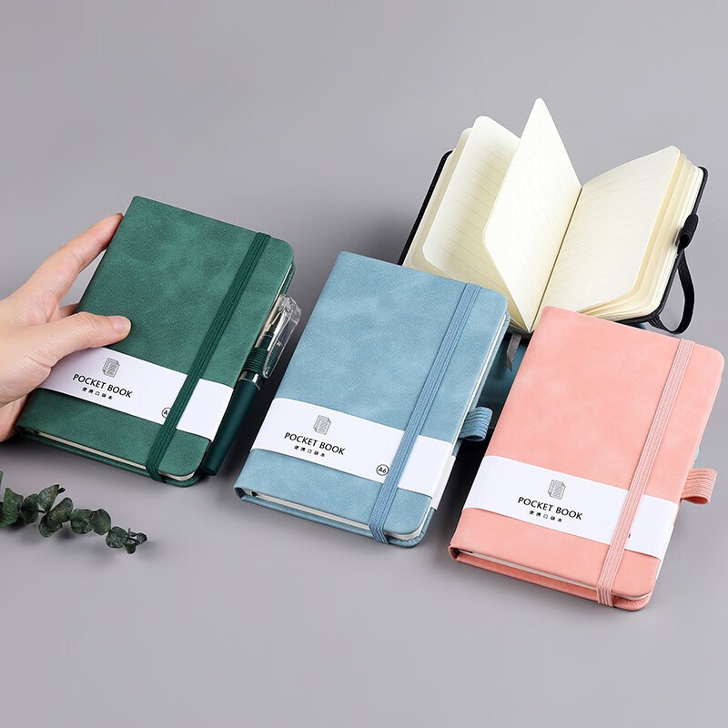 Sổ Tay Mini Bìa Da A5/A6/A7 Cao Cấp - Sổ Ghi Chép Kẻ Ngang 192 Trang 80gsm - Sổ Tay Bỏ Túi Nhỏ Gọn Chống Nước