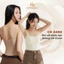 Áo Bra Dáng Dài Đúc Su Mềm Mịn, Áo Lót 2 Dây Mút Cố Định Mỏng Nhẹ AMYBRA B6683