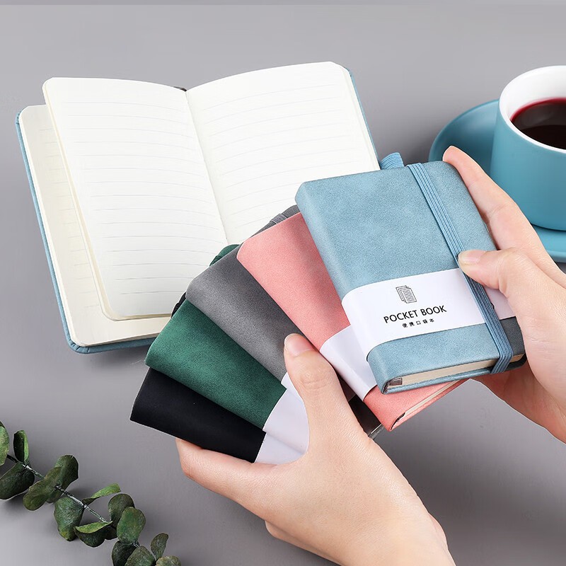 Sổ Tay Mini Bìa Da A5/A6/A7 Cao Cấp - Sổ Ghi Chép Kẻ Ngang 192 Trang 80gsm - Sổ Tay Bỏ Túi Nhỏ Gọn Chống Nước