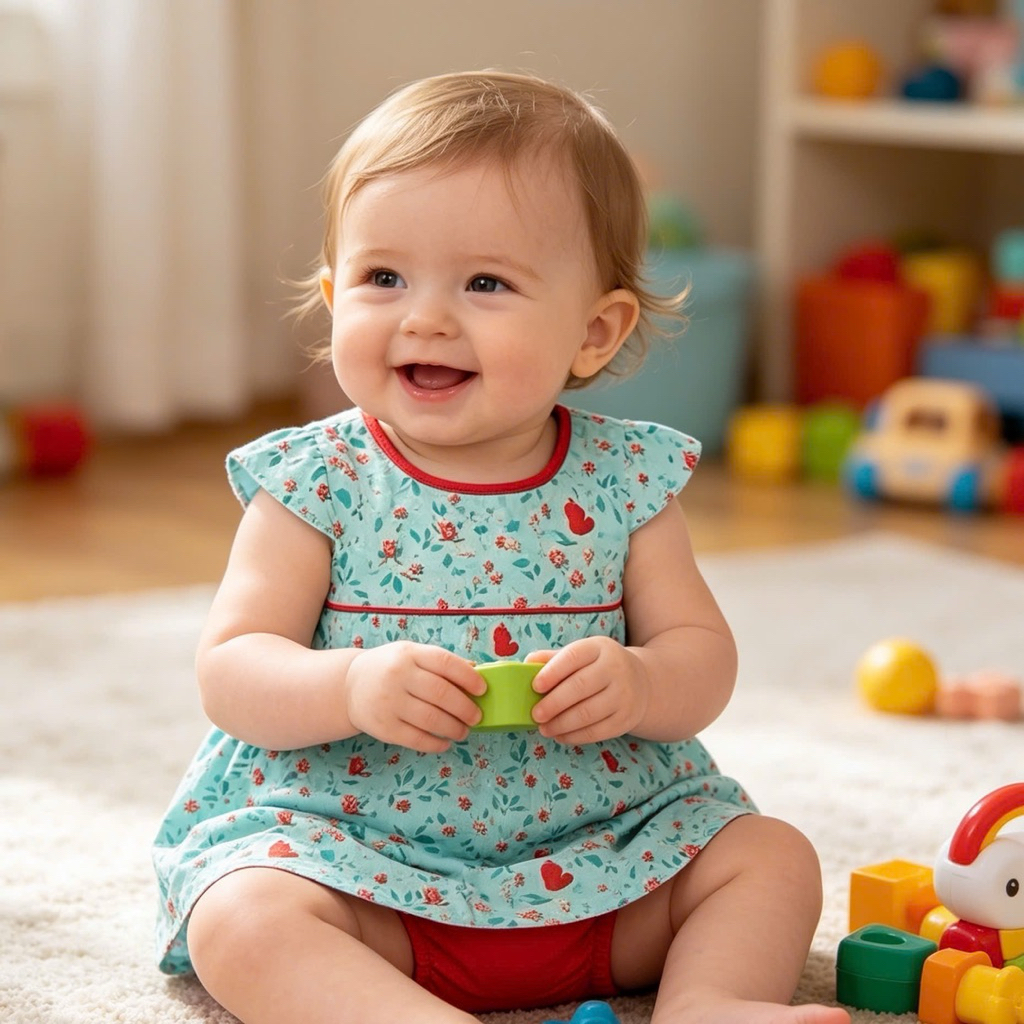 Set Váy Bé Gái Xuất Dư Kèm Chip Hoa Nhí Dễ Thương Mềm Mịn Size NB-3Y(4-13kg) D8216 C1754 C1757 L049