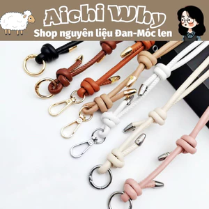 Dây đeo túi, dây túi bằng da dài 120cm phụ kiện túi xách, túi handmade