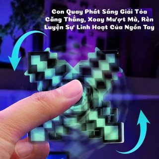 Móc Khóa Spinder Thanh Kiếm Kim Cương Phát Sáng - Đồ Chơi Xả Stress Nhiều Màu Sắc Chất Liệu Nhựa ABS An Toàn Cho Bé