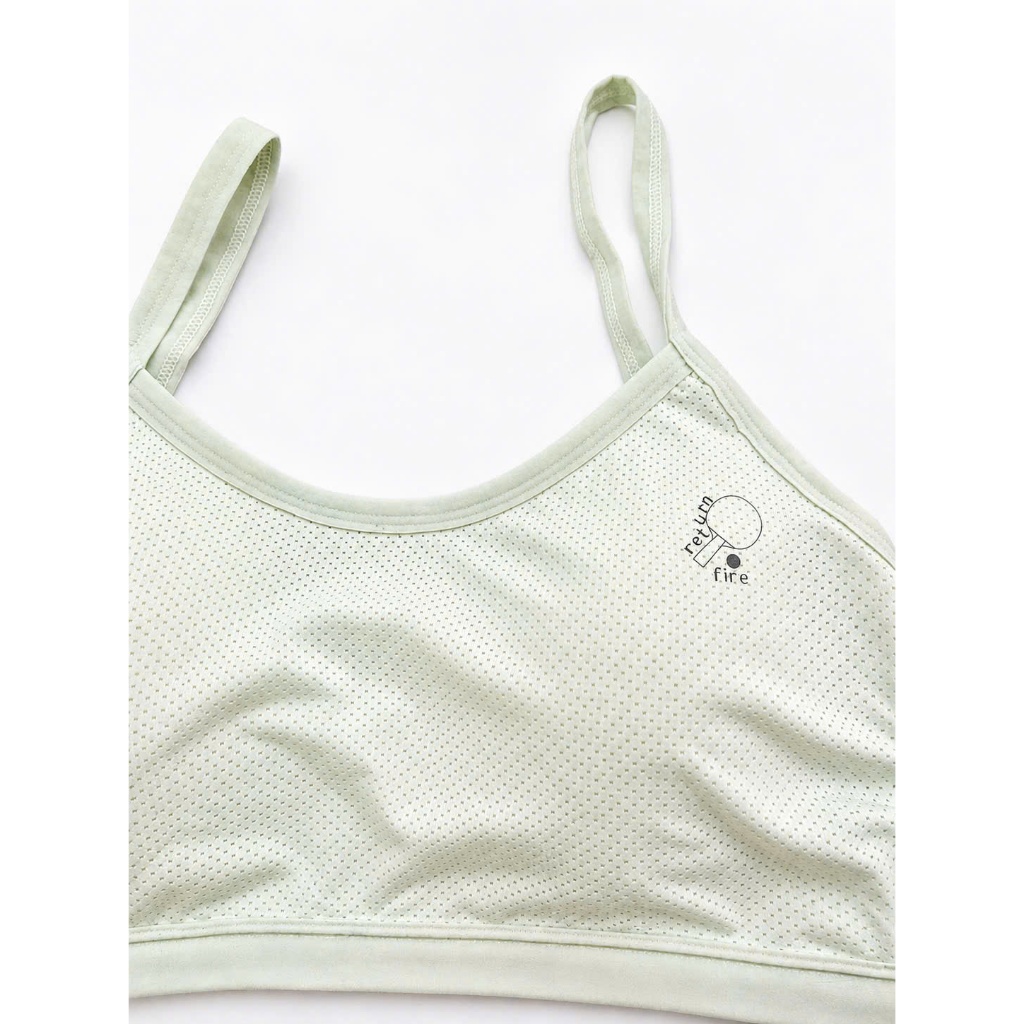 Áo Bra Bé Gái Cotton Lưới Thoáng Khí  Co Giãn Êm Mềm Ora, Lót Lá