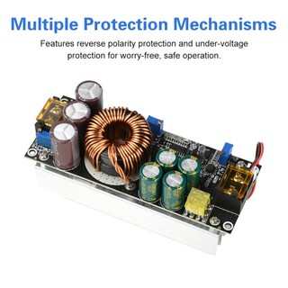 Module chuyển đổi điện áp nguồn nâng áp DC 1800W 40A DC từ 14-85V thành 14-120V ổn áp ổn dòng