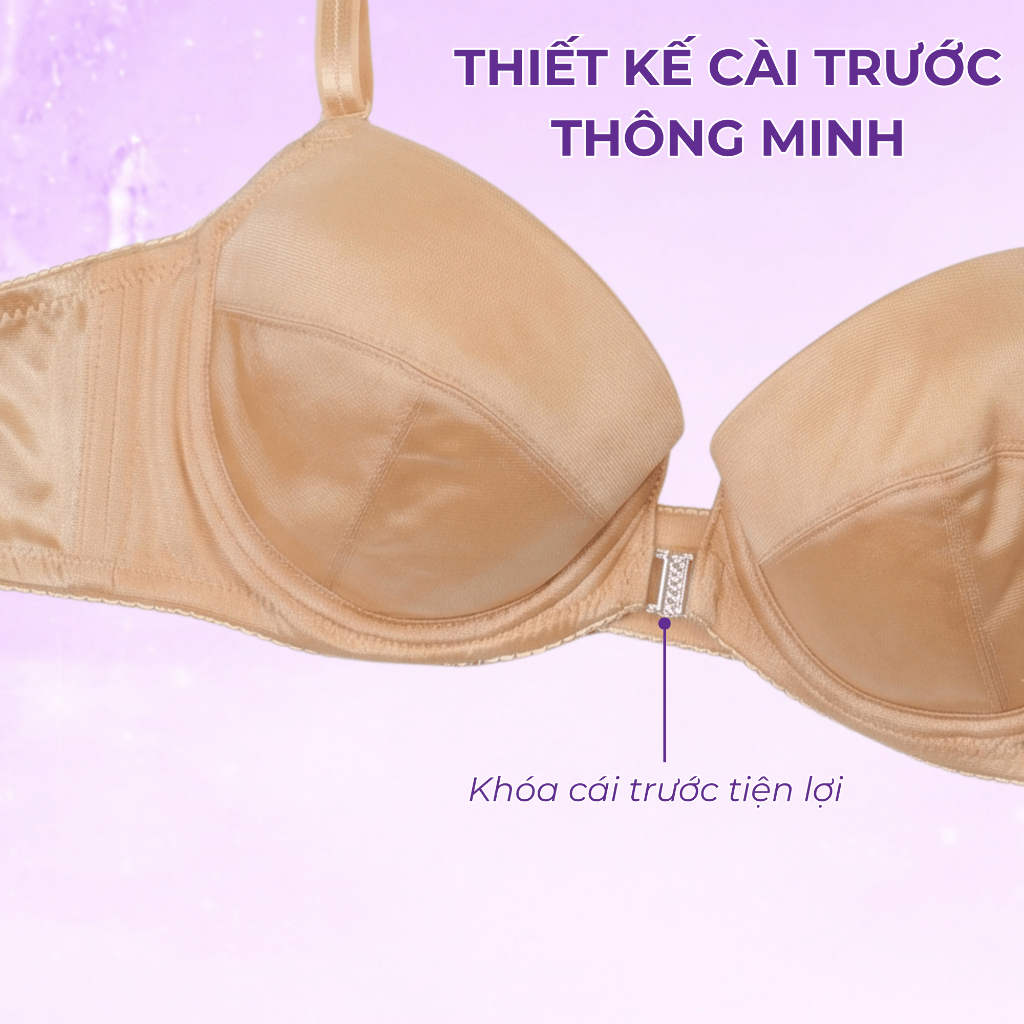 Áo Lót Áo Ngực Nữ annie Cài Trước Nâng Ngực Tự Nhiên Mút Mỏng 1.5cm Gom Quả Tạo Khe Tự Nhiên BRA3012
