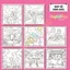 Tranh tô màu Cozy thư giãn với 42 trang nét vẽ bold line cho bé với chủ đề Dream Love COZY16