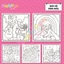 Tranh tô màu Cozy thư giãn với 42 trang nét vẽ bold line cho bé với chủ đề Dream Love COZY16