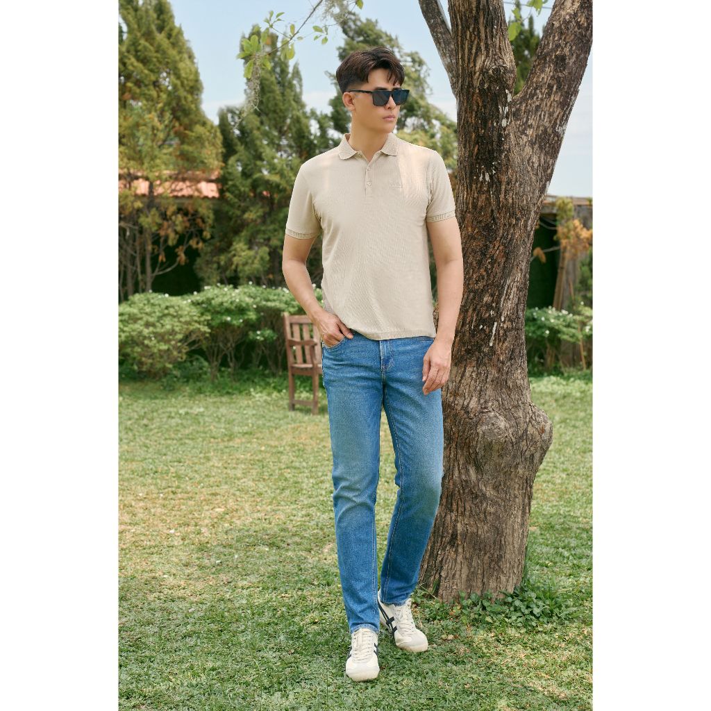 Áo Polo Nam Premium Ninomaxx Form Travel Fit AEROSOFT Siêu Thoáng Mát Co Giãn Tốt 2510039