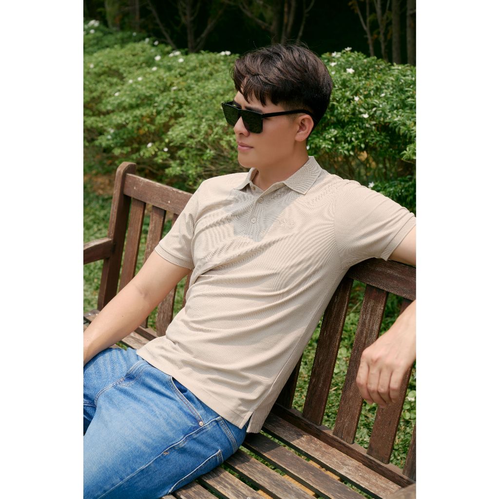 Áo Polo Nam Premium Ninomaxx Form Travel Fit AEROSOFT Siêu Thoáng Mát Co Giãn Tốt 2510039