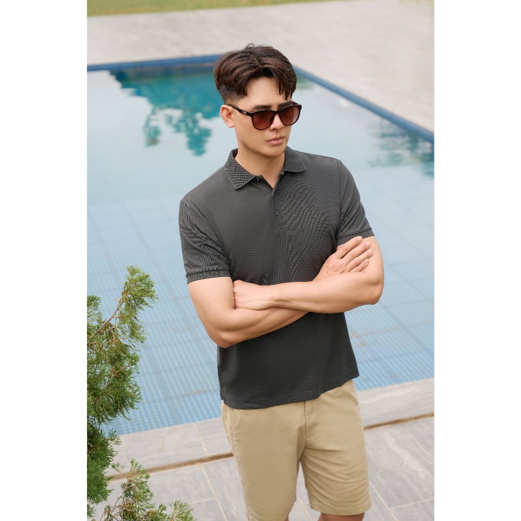 Áo Polo Nam Premium Ninomaxx Form Travel Fit AEROSOFT Siêu Thoáng Mát Co Giãn Tốt 2510039