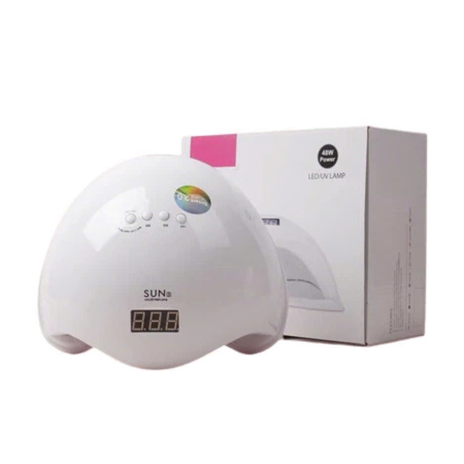 Máy Hơ Gel SUN5 Mini UV LED Tem Xanh Máy Hong Khô Sơn Gel Nail Dành Cho Học Viên Nail
