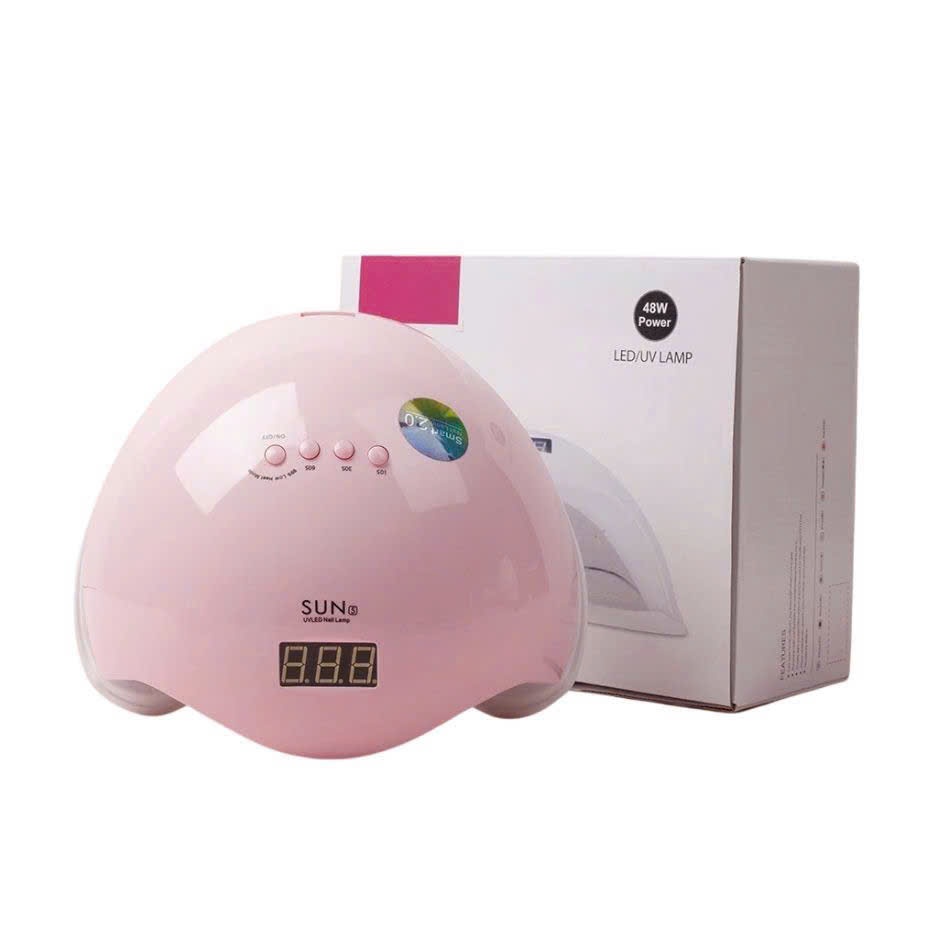 Máy Hơ Gel SUN5 Mini UV LED Tem Xanh Máy Hong Khô Sơn Gel Nail Dành Cho Học Viên Nail