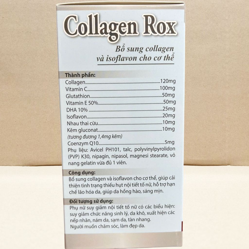 Collagen Rox Trắng - Rostex - Hải Dương - Vitamin Chữa Lành