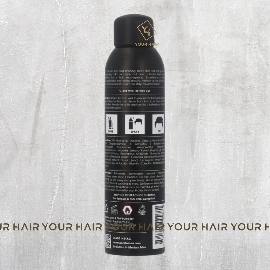 COMBO APESTOMEN Sáp Volcanic Clay 80ml + Gôm Anti Gravity Extreme Hold Spray 300ml