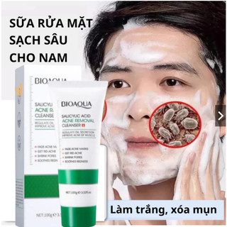 Sữa Rửa Mặt Sạch Dầu Bụi Bẩn Giúp Da Trắng Mịn Đều Màu Se Khít Lỗ Chân Lông Ngăn Ngừa Mụn Quay Trở Lại
