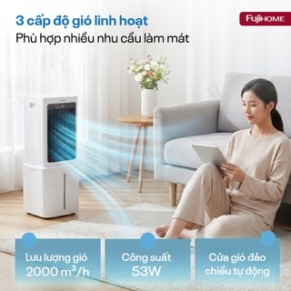 Máy Làm Mát Không Khí Fujihome AC-14 – Quạt Điều Hòa 14L Gió Mạnh, Mát Nhanh Cho Phòng Lớn