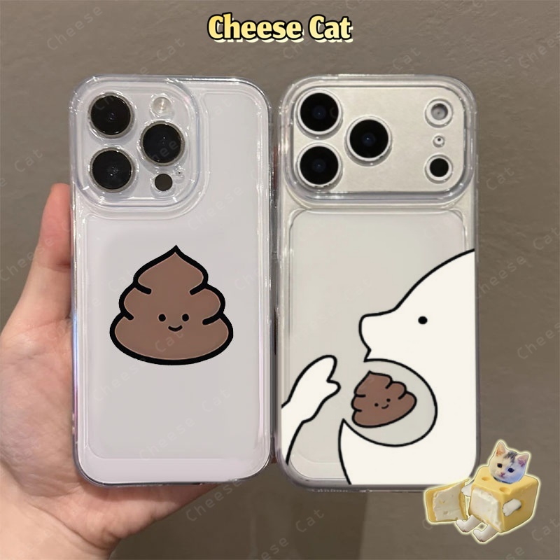 cặp đôi hài hước Ốp Lưng iPhone 13 14 12 11 15 16 17 Pro Max 8Plus SE2 SE3 Ốp Bảo Vệ Trong Suốt