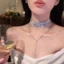HOLIE Dây Chuyền Châu Âu Mỹ Phong Cách Mới Giọt Nước Sang Trọng Niche Cao Cấp Thanh Lịch Tính Khí Vòng Cổ DC8