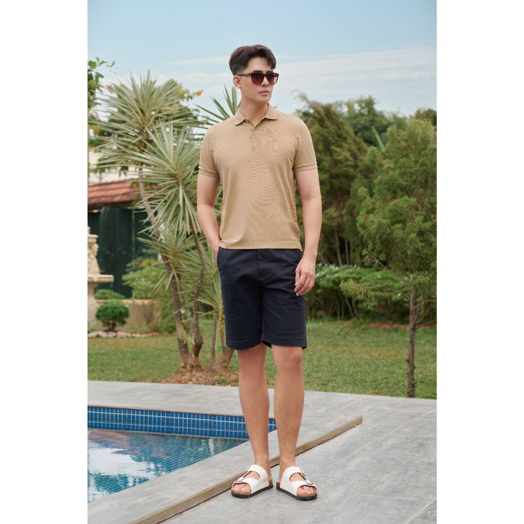 Áo Polo Nam Cao Cấp Ninomaxx Hoạ Tiết Thêu Form Travel Fit AEROSOFT Thoáng Mát Co Giãn Tốt 2510033