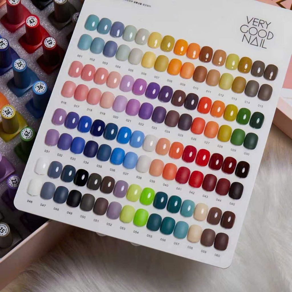 Set Sơn Gel Verry Good 60 Màu Tặng Top Base Bảng Màu Combo Nail Đầy Đủ Hot Trend Đẹp Xinh