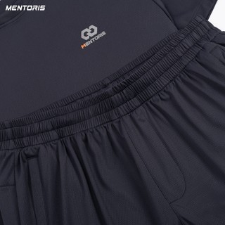 Bộ Thể Thao Nam MENTORIS Vải Thun Họa Tiết Tổ Ong, Form Regular Fit, Co Giãn Thoáng Khí MBT2607