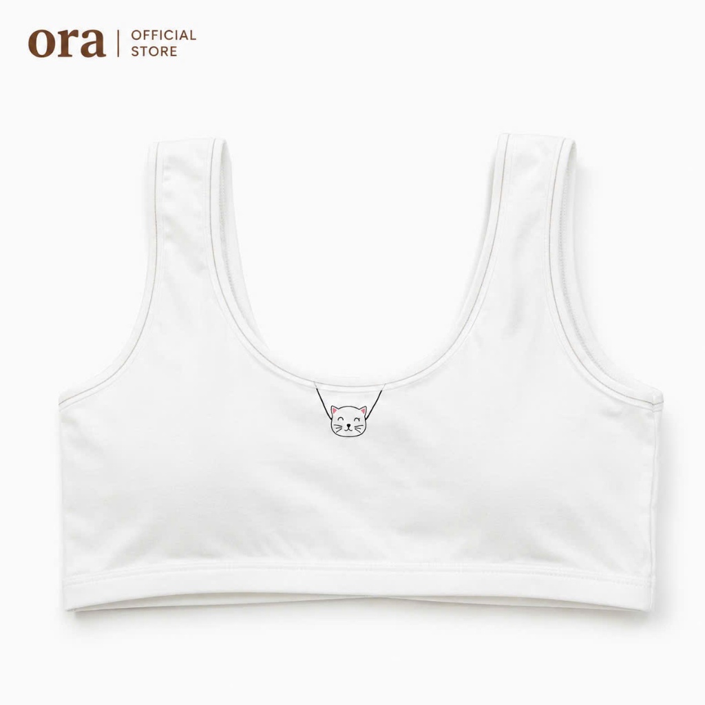 Áo Lá Bé Gái Dậy Thì ORA Co Giãn Nhẹ Chất Cotton Thấm Hút Mồ Hôi,áo bra,áo lót trẻ em bé gái