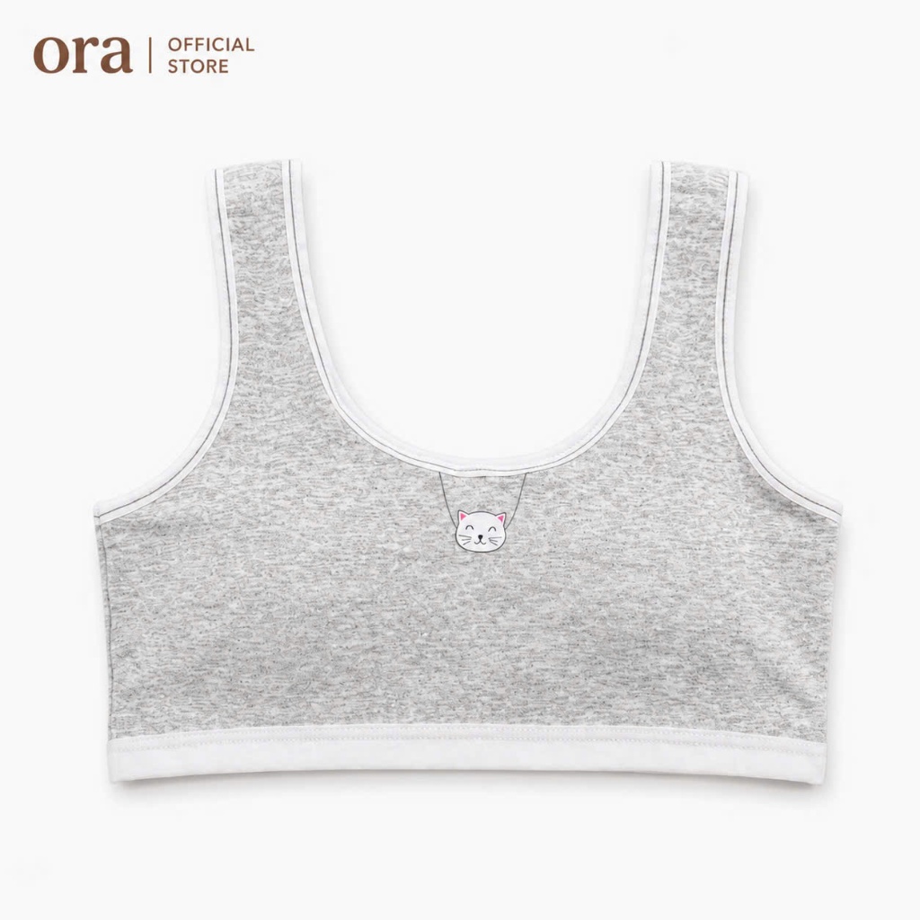 Áo Lá Bé Gái Dậy Thì ORA Co Giãn Nhẹ Chất Cotton Thấm Hút Mồ Hôi,áo bra,áo lót trẻ em bé gái