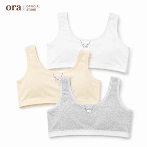 Áo Lá Bé Gái Dậy Thì ORA Co Giãn Nhẹ Chất Cotton Thấm Hút Mồ Hôi,áo bra,áo lót trẻ em bé gái