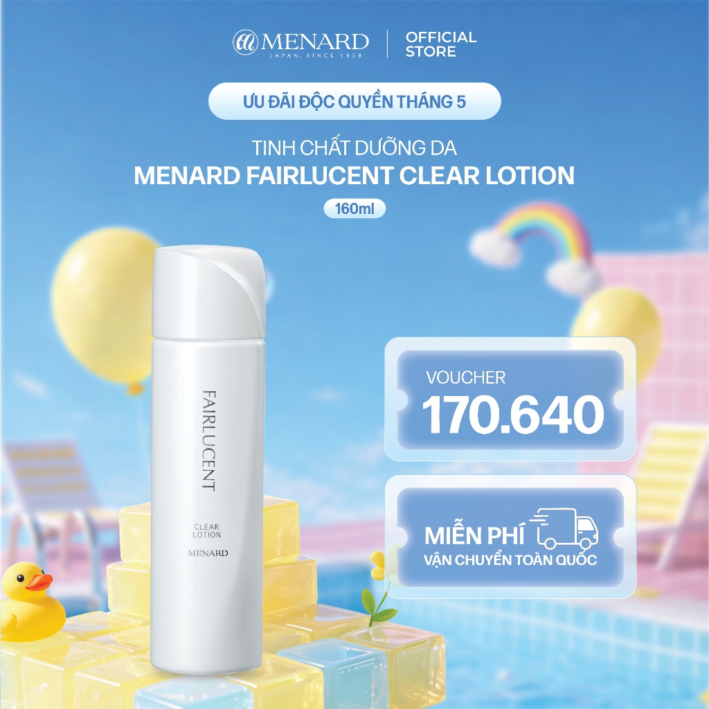 Tinh chất lotion dưỡng da Menard, bản 2025 hỗ trợ làm sáng và ngừa