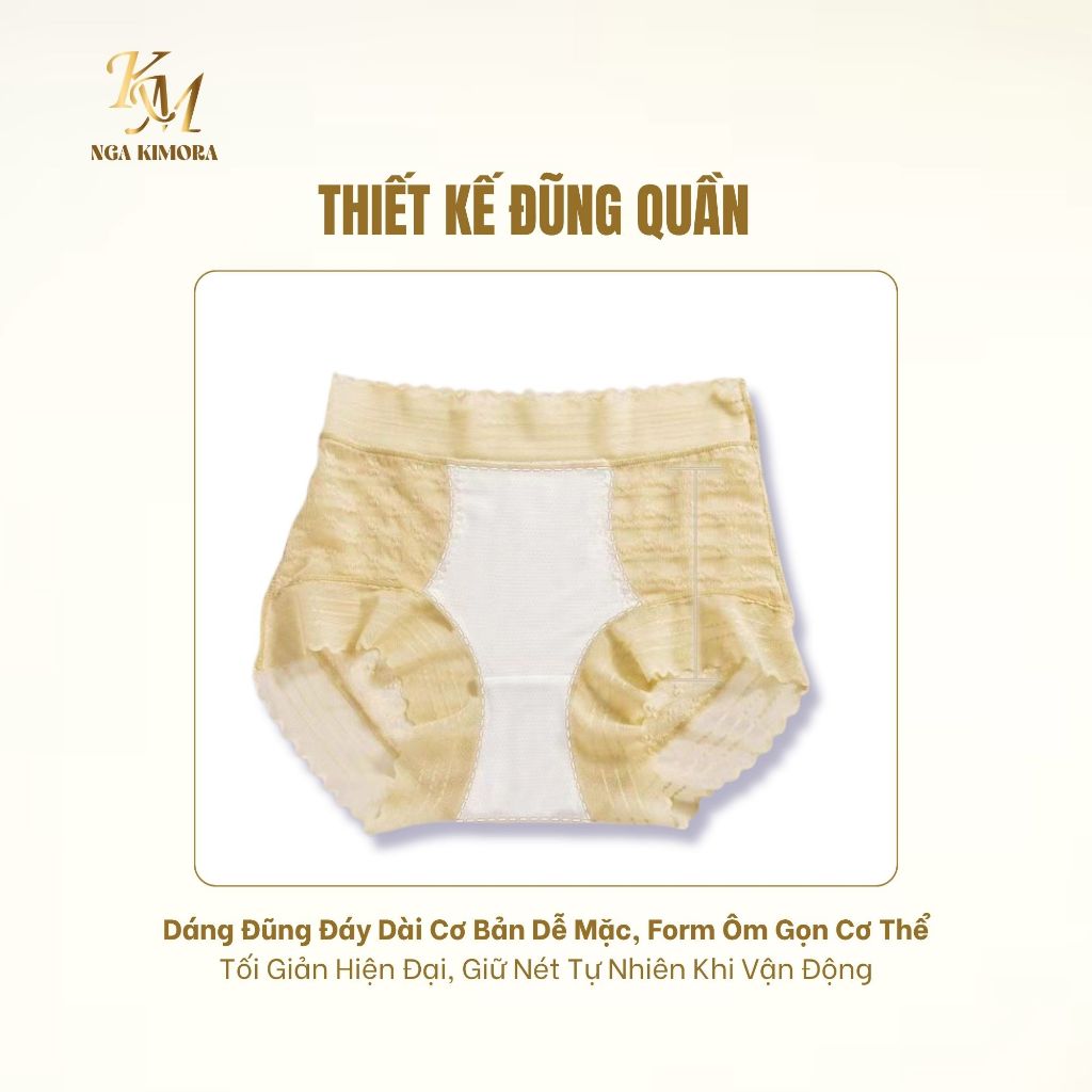 Quần lót nữ cạp cao ren mỏng cao cấp không lộ viền – quyến rũ, thoáng khí & tôn dáng tối đa M12
