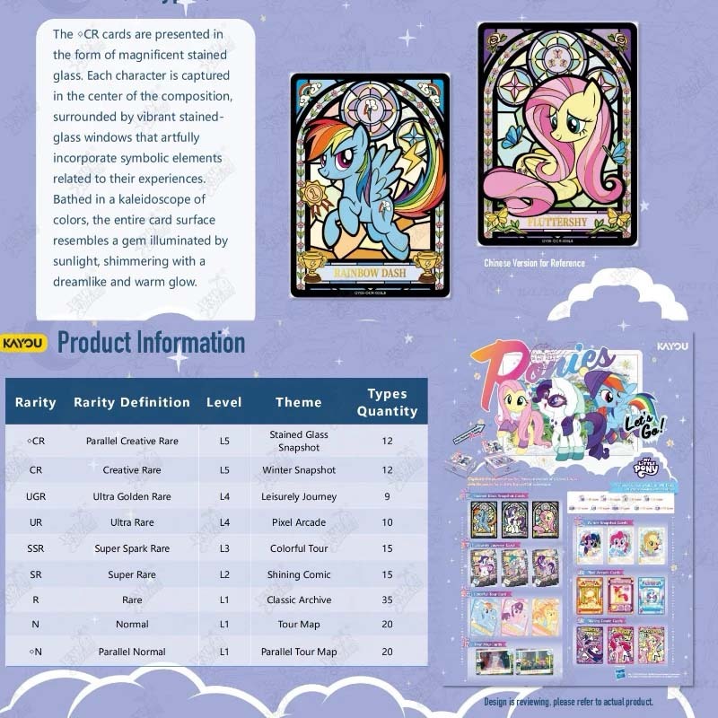 KAYOU | My Little Pony - Bộ thẻ Tình bạn vĩnh cửu - Phiên bản Khoảnh khắc vui vẻ -Series 03